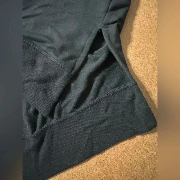 Athleta Super Soft Tunic Sweatshirt | Black | Size Small - Picture 4 of 7